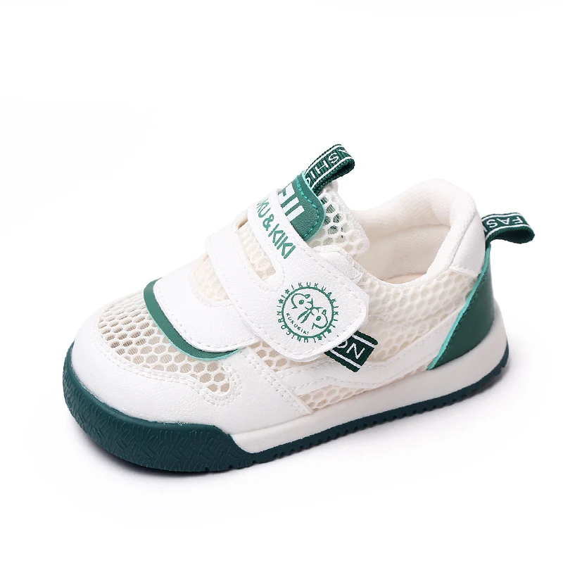Spring and Summer Children's Sports Mesh Shoes Hollow Breathable Soft Sole Single Mesh Toddler Shoes manufacture