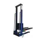 Pallet Electric Stacker Forklift 1T 2m-4m Warehouse And Container Electric Pallet Truck Can Get On And Off