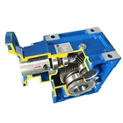 Reducer Hypoid Gear Reducer BKM0502 High Efficiency High Ratio Gear Reducer Hypoid Gearbox