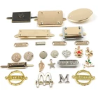 Metal Tags For Bags Zinc Alloy Engraved Handbag Custom Metal Logo Tags For Bags