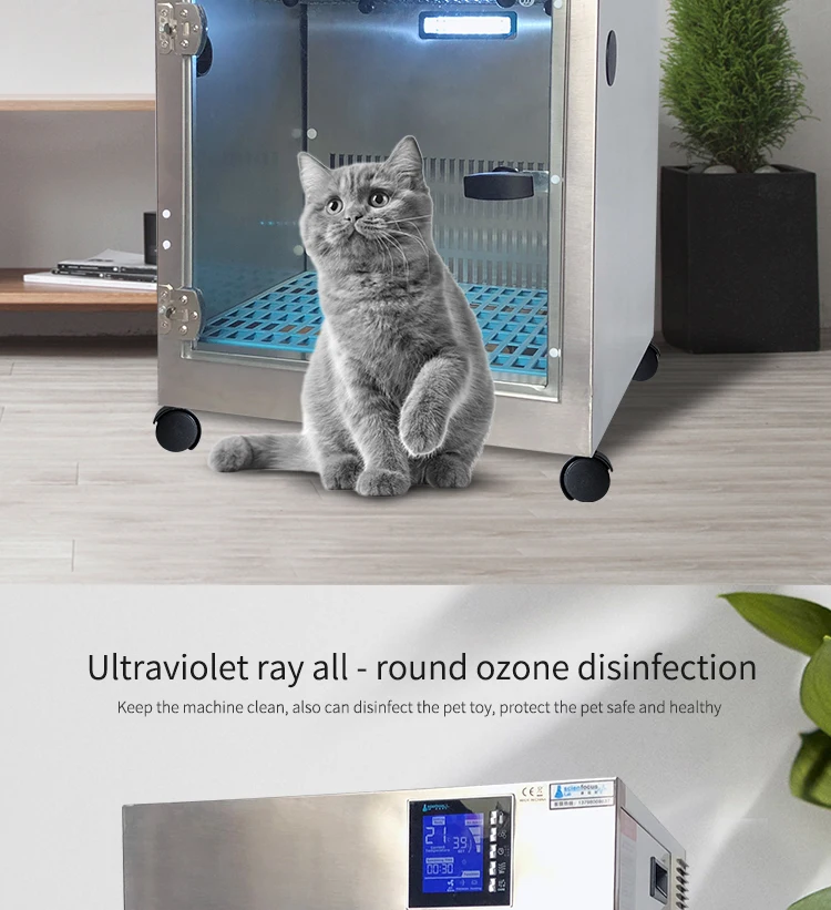 Automatic Dryer and Blower for Dogs and Cats Pet Dryer Machine Household Bath Drying Box Pet Dryer Brush