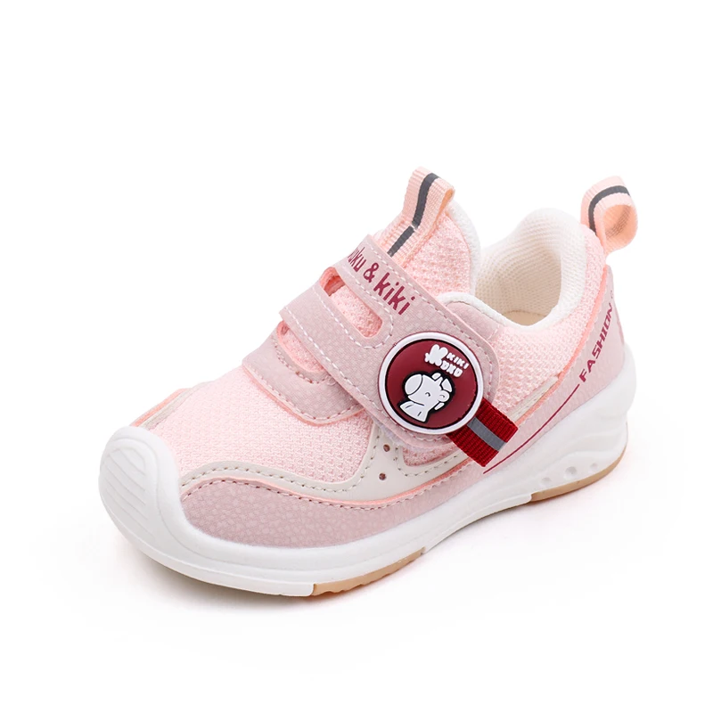 Children's Functional Toddler Shoes Soft Soles Non-slip Kids Breathable Mesh Sports Shoes manufacture