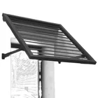 Pvc Louver PVC Coating Galvanized Zinc Steel Louver