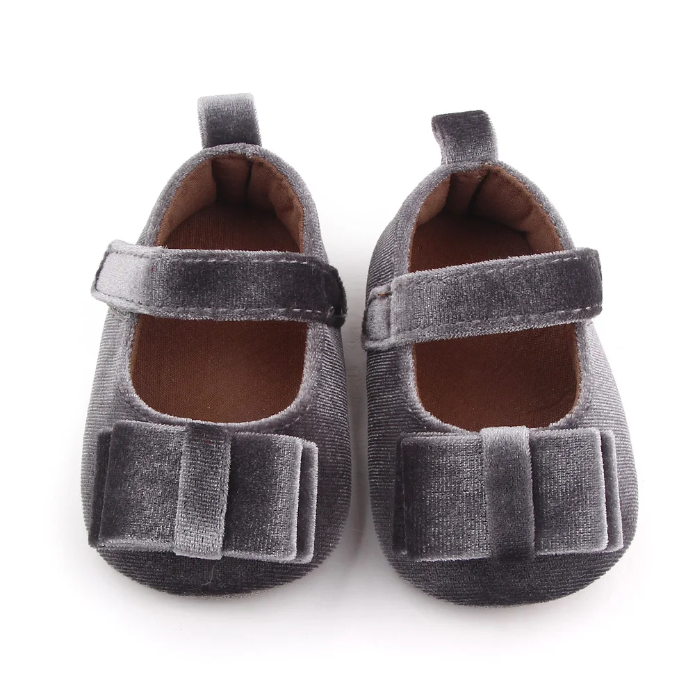 Newbron Baby Toddler Shoes Soft Comfortable Cute Bow Girls Princess Shoes supplier