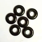 Wholesale Natural Stone Black Agate Donuts Black Onyx Donuts For Pendant