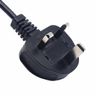 Uk Computer Cord Heng-well 3 Pin Fuse 3A/5A/10A/13A 250V UK BSI Standard Laptop Computer AC UK Power Cord