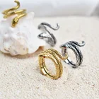 Ring Snake Rings Snake Ring Hot Sale Gothic Finger Ring Stainless Steel Wrap Snake Rings For Women Men