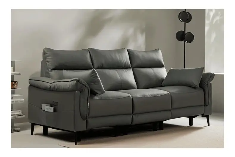 product xiao mi youpin 8h dual electric italian style leather sofa pro large three seater household comfortable electric sofa b9s-3