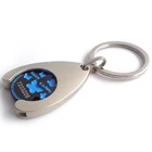 Cart Custom Cheap Metal Trolley Coins Shopping Cart Token Challenge Keychain Trolley Coin