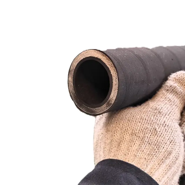 Factory Direct 420 Bar Hydraulic  Rubber Hose  Spiraled by 6-Layer Steel Wire, R15 Reinforced Hose  for  Chemical Industry