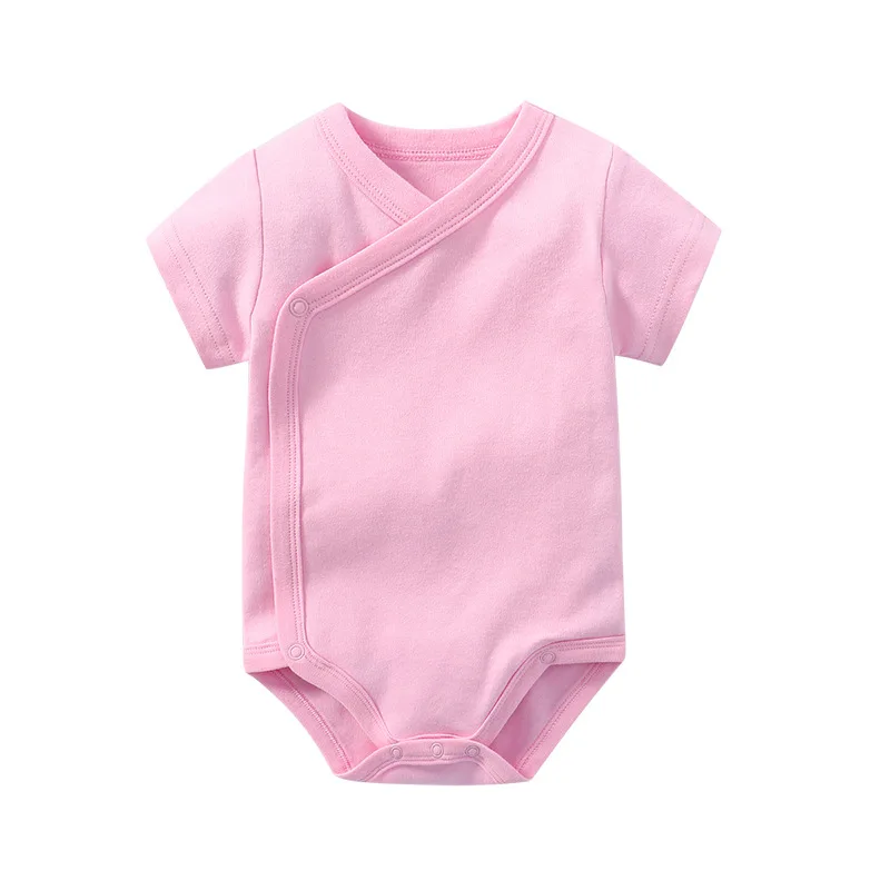 manufacturer baby onesie 100%cotton baby romper newborn short sleeve baby bodysuit