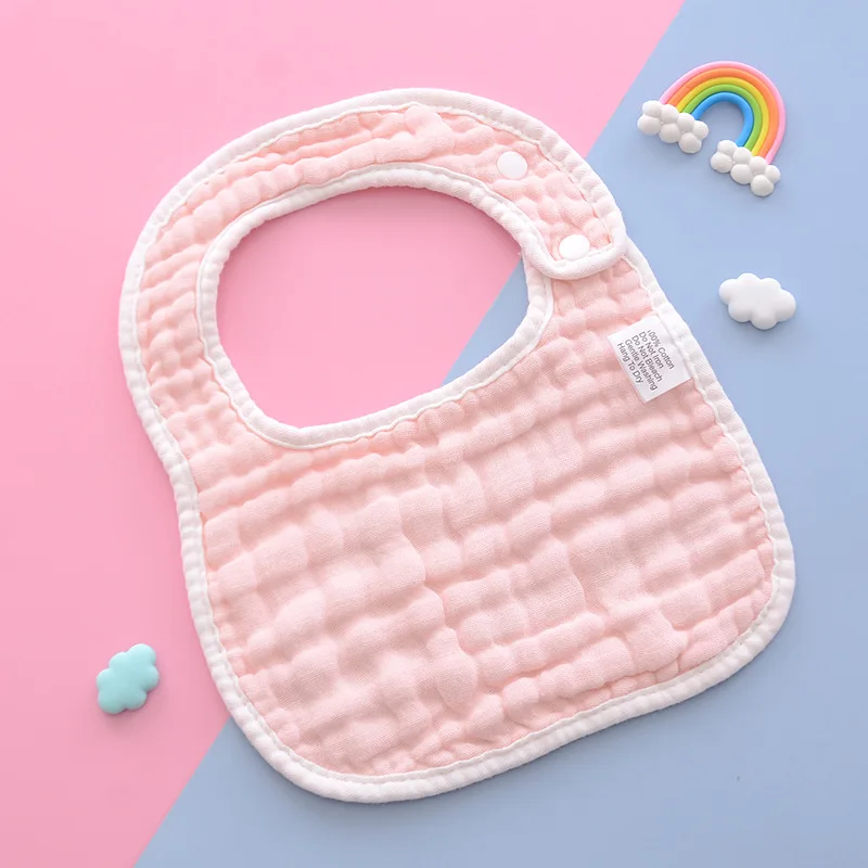 wholesale baby bibs bandana cotton baby bibs Solid Color Muslin Saliva Towel