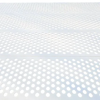 High Quality 0.3-25mm Round Hole Punched Metal Plate Stainless Steel Perforated Metal Mesh