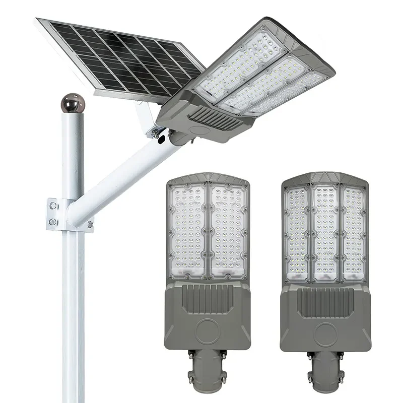 Best Selling Outdoor Waterproof IP65 SMD 60W/100W/200W LED Solar Street Light All-in-One Induction Lamp for Road Use