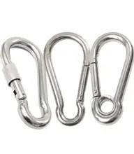 M6-M38  Heavy Duty 304 316 Stainless Steel Spring Snap Hook  climbing snap