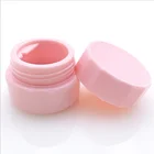 Cream Box Fancy Mini Packaging Cream Plastic Jar With Lid Pot Box For Nail Polish Powder