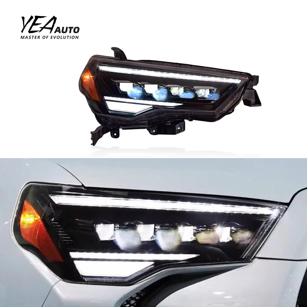 product headlight head light led 3 eyes headlights head lamp for toyota 4 runner 4runner headlamp 2014 2020 head lights-6