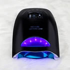Uv Gel 2020 New Private Label Black Rechargeable Smart Cordless Professional Sun Uv Pro Cure Led Gel Nail Lamp