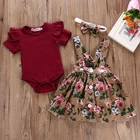 Kids And Baby Clothes Floral Skirt Newborn Kids Baby Girl Boutique Clothing New Born Baby Summer Dress Girls