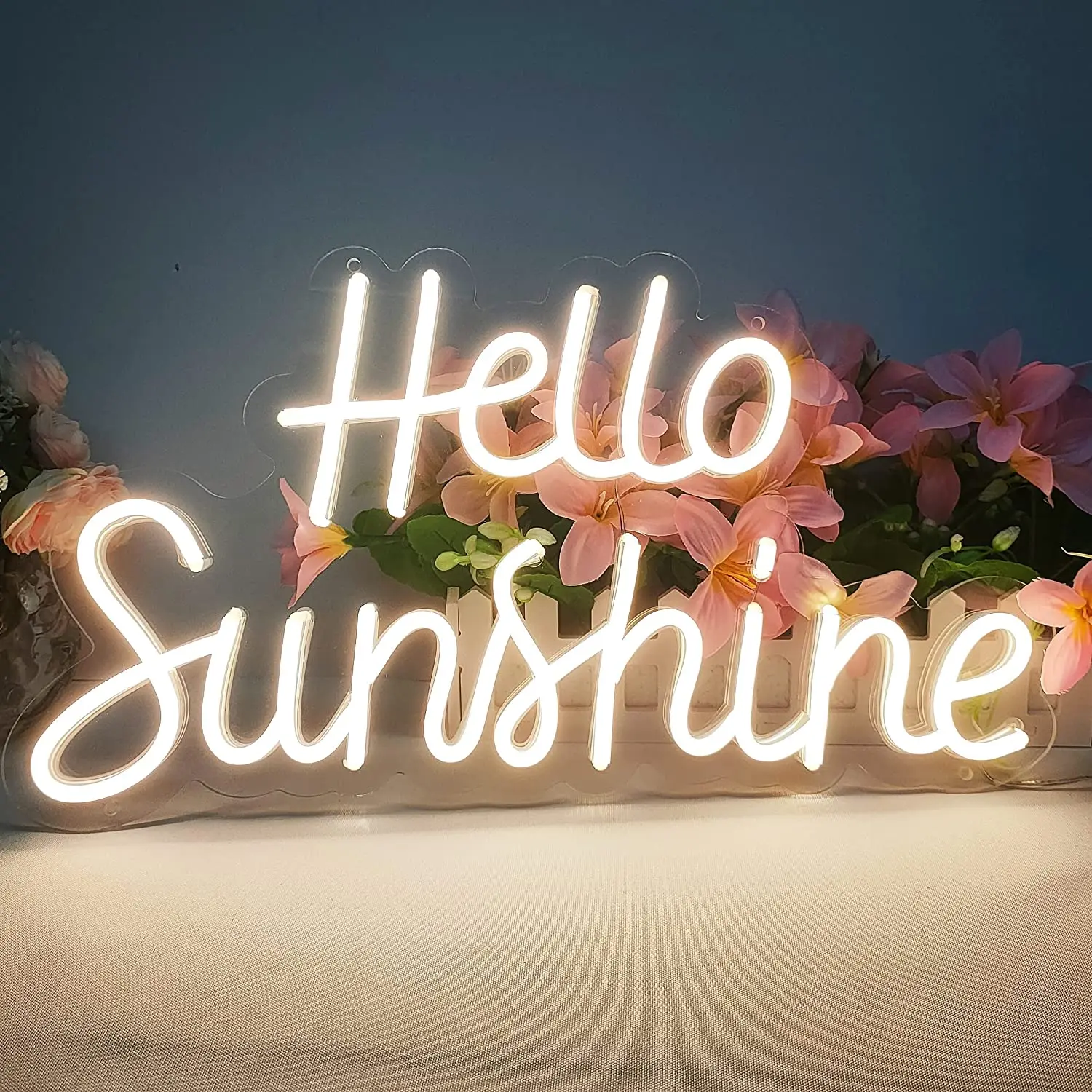 hello sunshine neon light