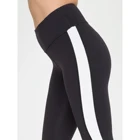 Wholesale Scrunch Butt Leather Strip Stitching Cheap Workout Yoga Pants Slim Shaping Fitness Active Leggings