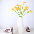 Calla Flowers Ins Most Popular PU Decorative Real Touch High Quality Artificial White Calla Lily Flowers