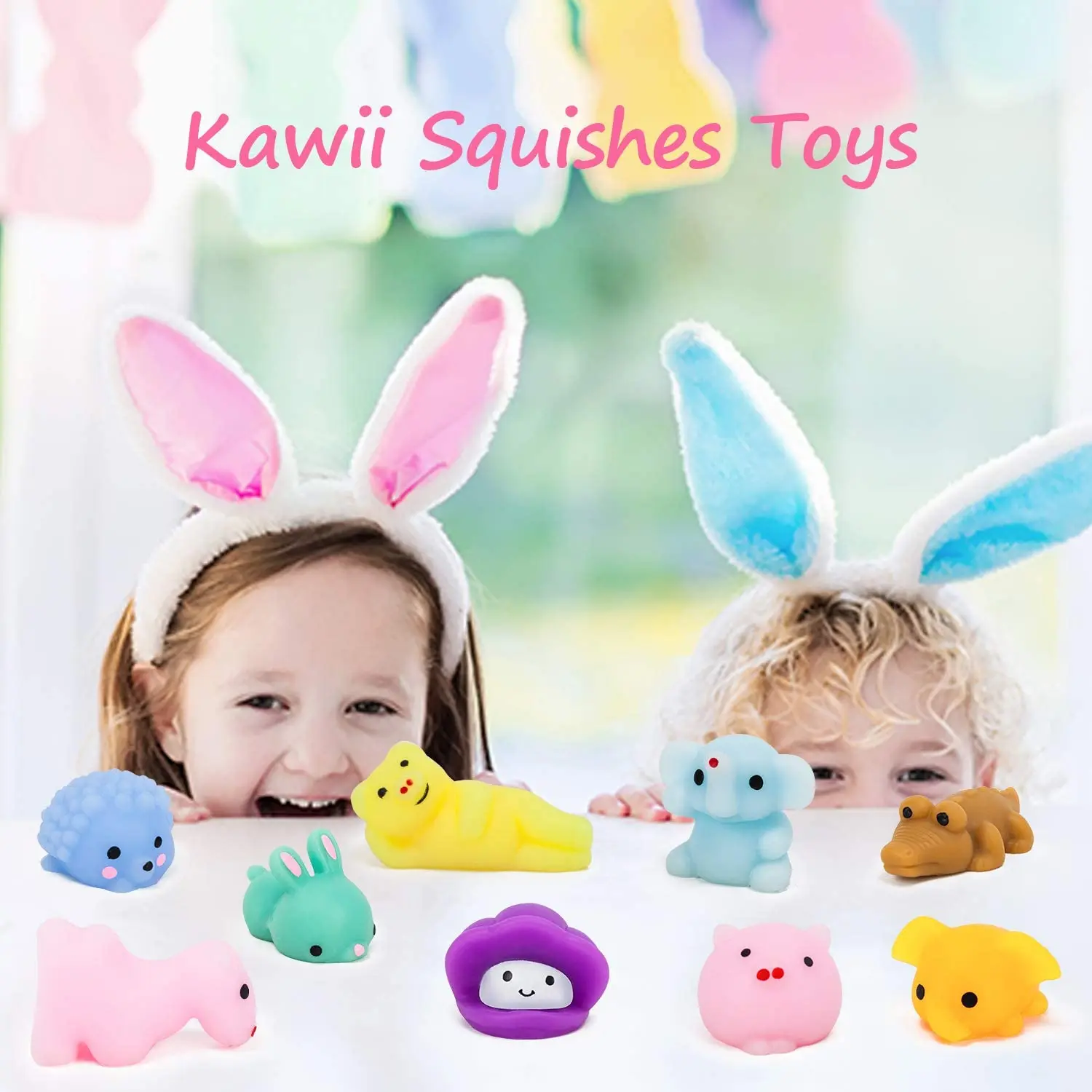 Squishies Mochi Squishy Toys for Kids Party Favors Stress Relief Toys for Christmas Party Favors,Classroom Prizes, Squishy Toys