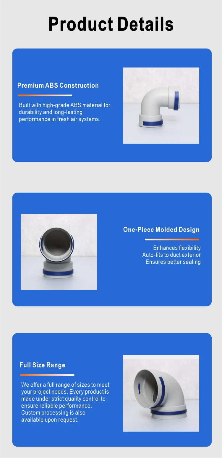 Inline Duct Fans, 90°, ABS Plastic - detail 16
