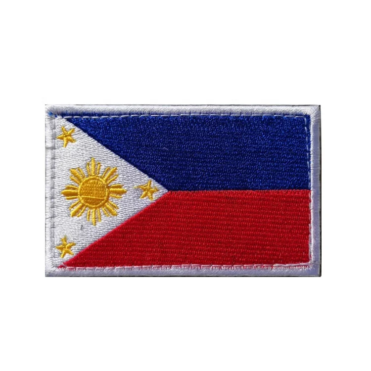 FLAG PATCH PATCHES SAINT ST MARTIN MAARTEN  IRON ON COUNTRY EMBROIDERED WORLD 