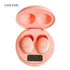 Earphone Headphones Earbuds Wireless True Stereo Headset Saicenou TWS Wireless Earbuds