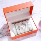 Bracelet Watch Stainless Steel Ladies Bracelet Bracelet Watch Gift Box Set