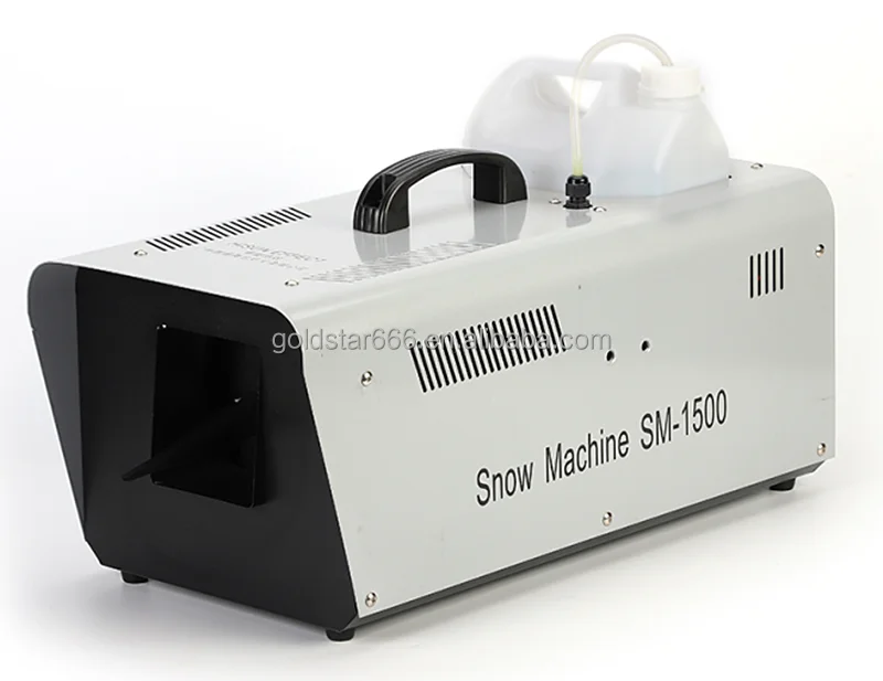 TOP HOT Hot Sale 1500W Snowflake Machine Commercial Wedding Small Snow Machine Laser Light Stage Snow Making Artificial Factory