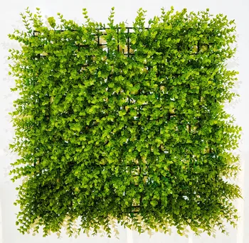 Artificial Panels Decoration Shopping Mall Factory Price Artificial Plant Grass Boxwood Panel For Indoor Outdoor