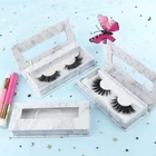 Mm Eyelashes Empty Box Creat My Own Brand 3D Mink 15 Mm Eyelashes Custom Packaging Empty Paper Box