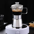 Coffee Percolator Coffee Maker Customize Logo Aluminium Percolator Pot Espresso Moka Coffee Maker