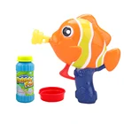 Gun Toy Clownfish Bubble Gun For Kids Dip Blow Soap Water Manual Bubble Gun Toy For Pet Interactive Toy Party Activity