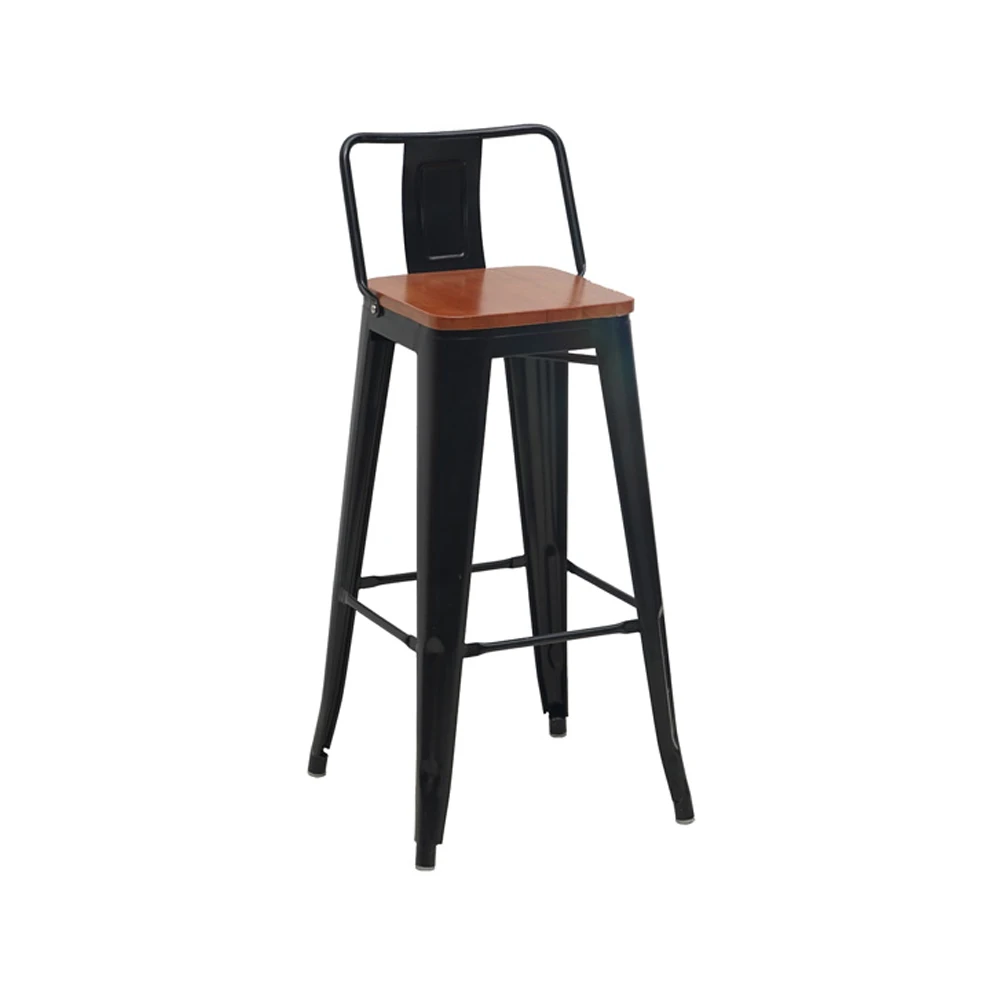 Bar Furniture Counter Height Stool Chairs Industrial Restaurant Dining Metal Wholesale Kitchen High Bar Counter Chair