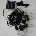 Festival Lights New Product Outdoor Waterproof Connector Festival Patio Party Solar Power LED Festoon String Lights