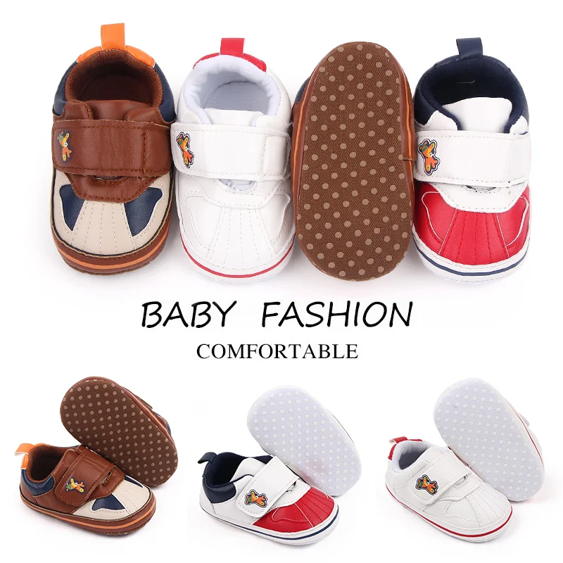 Spring and Autumn New Cartoon Animal Baby Shell Head Indoor Soft Sole Baby Leisure Toddler Shoes manufacture
