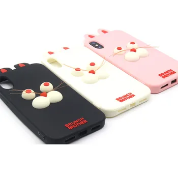 2020 New Design Cute three color bunny shape Phone Care Phone Accessories Hard TU Phone Cases for Iphone Series