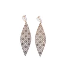 Earrings Copper High Quality Simple Women's Earrings Leaf-shaped Earrings Copper Earrings