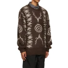 Sweater Wool Custom Brown Fuzzy Man Fashion Sweater Winter Man Wool Vintage Male Clothing