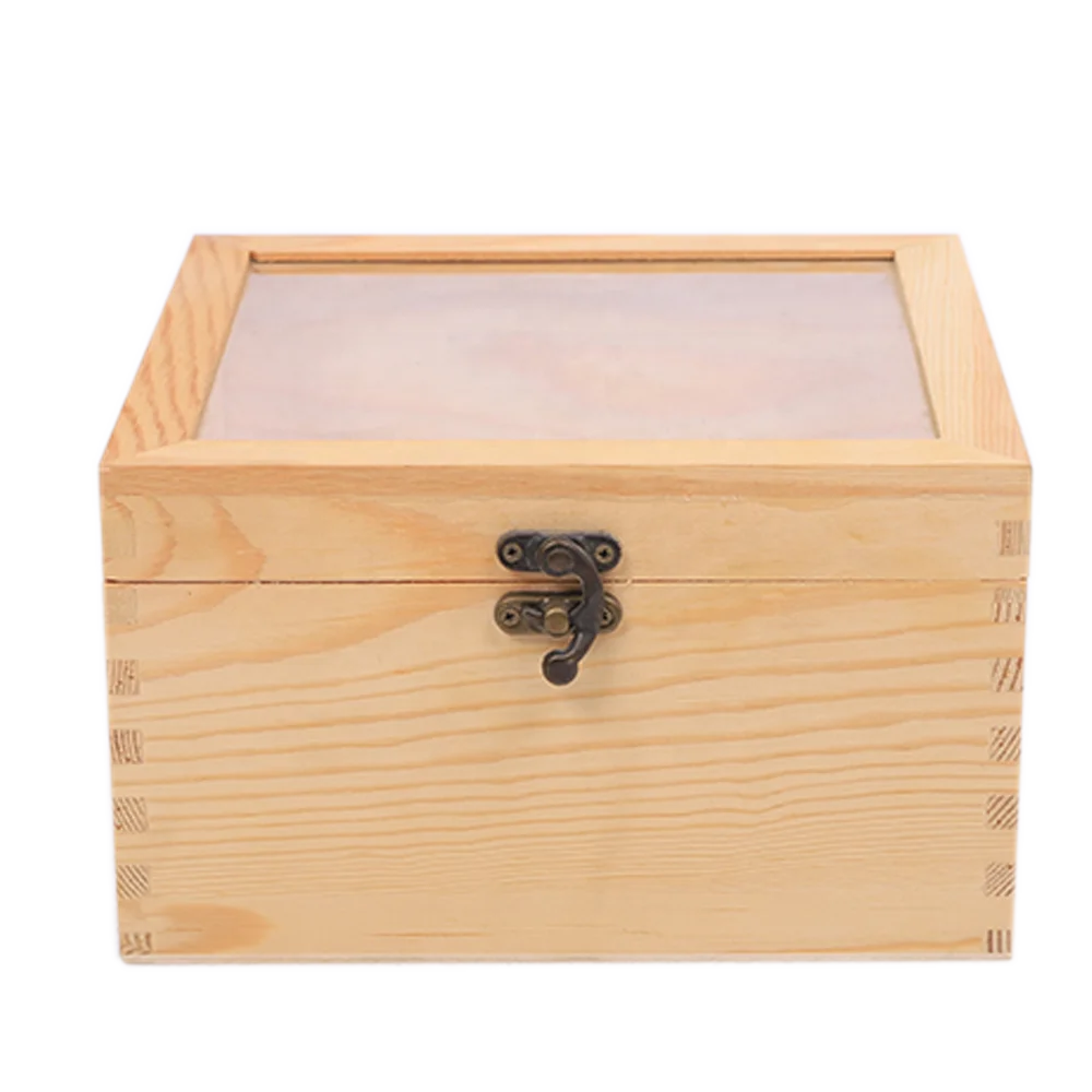 Christmas Gift Box Wholesale Custom Clear Cover Force Wooden Box With Clear  Lid - Buy Wood Box Case,Wood Gift Box Packaging Ideas,Essential Oil Wood Box  Product On Alibaba.com