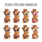 Beachwear Swimwear Beachwear Custom Logo 2 Piece Swimsuit Bikinis Custom Bikini 2021
