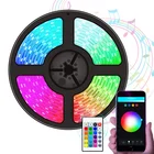 Rgb Led Led Rgb Strip Light Wholesale WiFi Music 60Leds SMD 5050 RGB Waterproof Flexible LED Strip Lights//