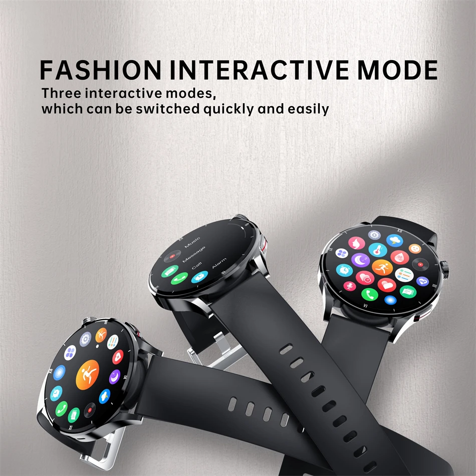 Lige Bw0398 HD Screen Temperature Detection AI Voice Smartwatch Phone Call Montres Reloj Intelligentes Android 4G Smart Watch