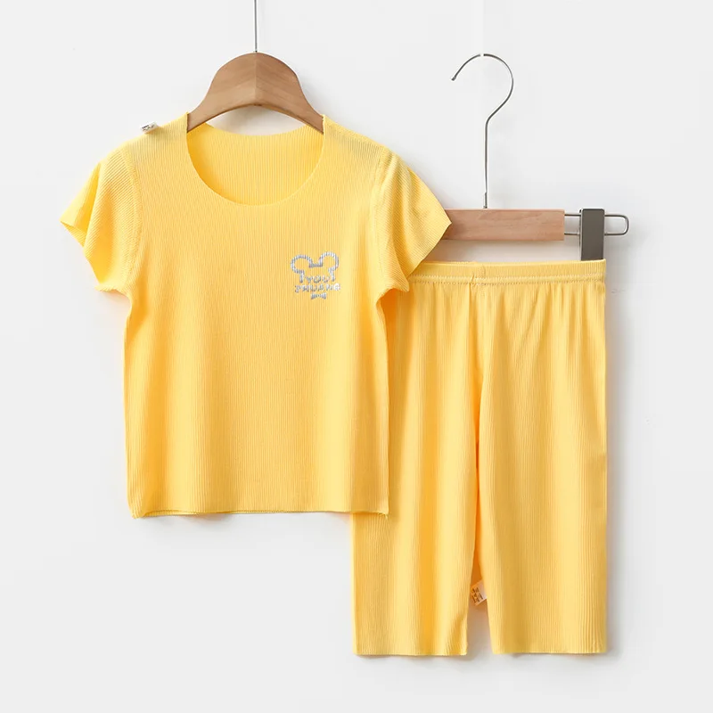 Summer Kids Clothing Sets Boy Cotton Casual Children Wear Baby Boys T-shirt Trousers 2 Pieces Clothes Sets