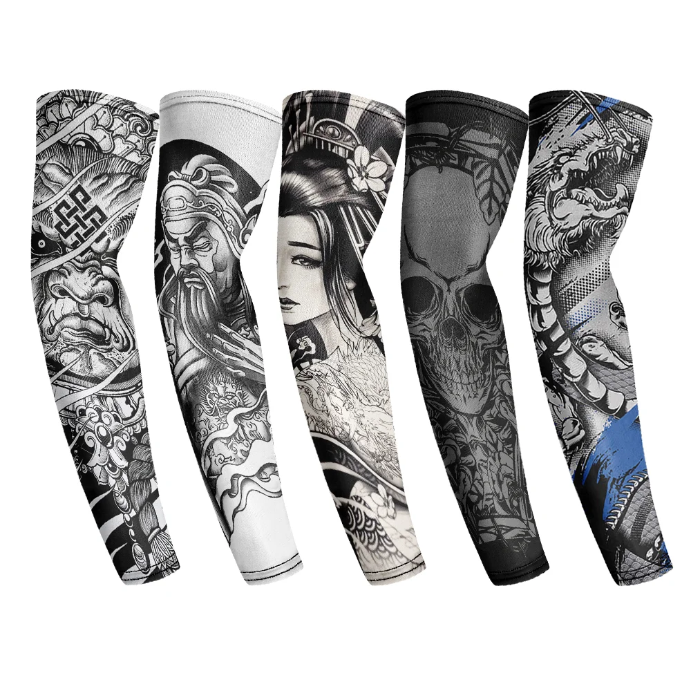 1pc Street Tattoo Arm Sleeves Sun Uv Protection Arm Cover Seamless Outdoor  Basketball Riding Sunscreen Arm Sleeves For Men Women - Buy Tattoo Arm  Sleeve,Tattoo Arm Cover Tatto Sleeves,Arm Sleeves For Men