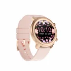 Phone Latest Design Women's Fashion Rose Gold Touch Screen Round Smart Watch With BT Phone Call