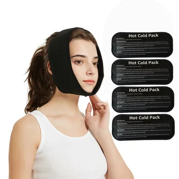 Hot And Cold Gel Pack Reusable Hot Cold Face Ice Pack/Jaw Ice Pack With Wrap for therapy For Jaw Wisdom Teeth Pain Relief